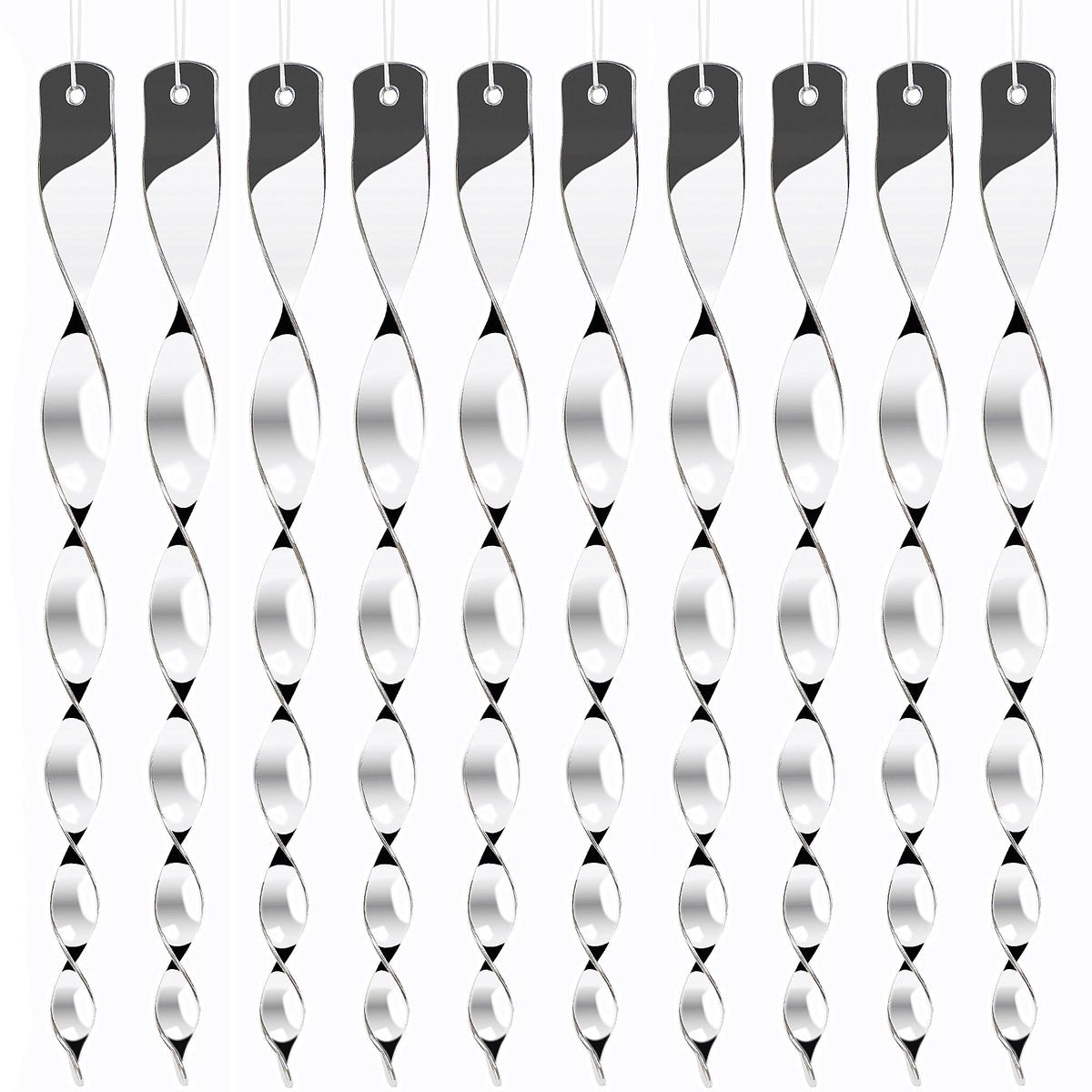 Hausse reflective bird deterrent rod front view