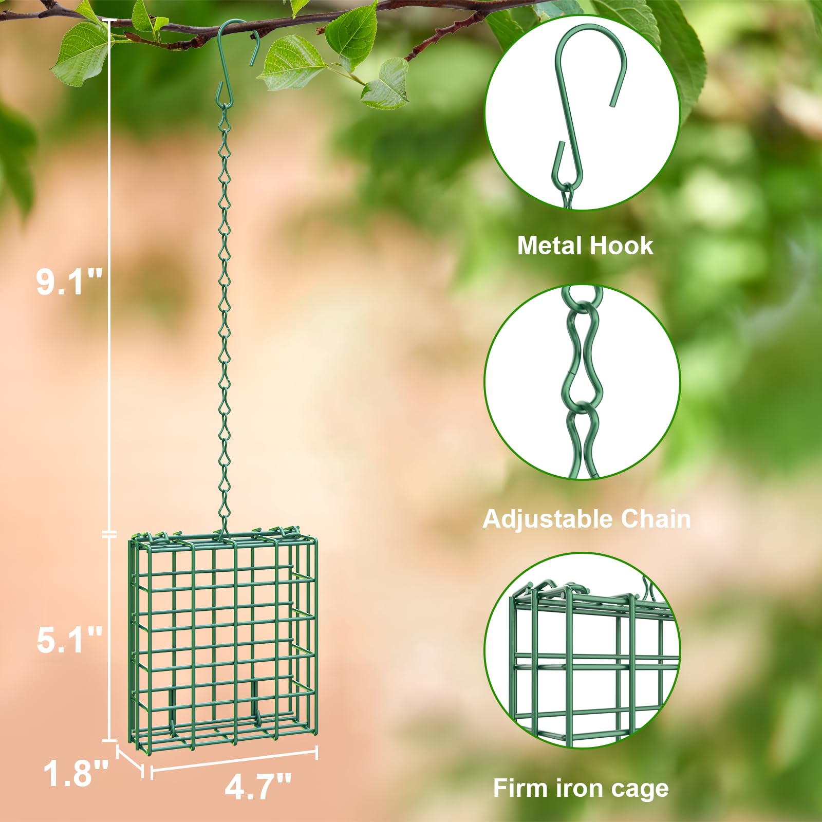 HAVENATURE Bird Feeder in natural garden setting