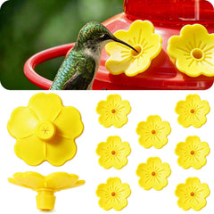 Haxmdfa 2-in-1 Bee Guards Silicone Hummingbird Replacement Flower front view