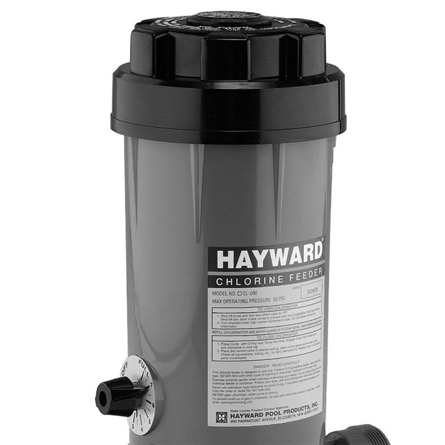 Hayward CL2002S showing the Easy-Lok threaded cover