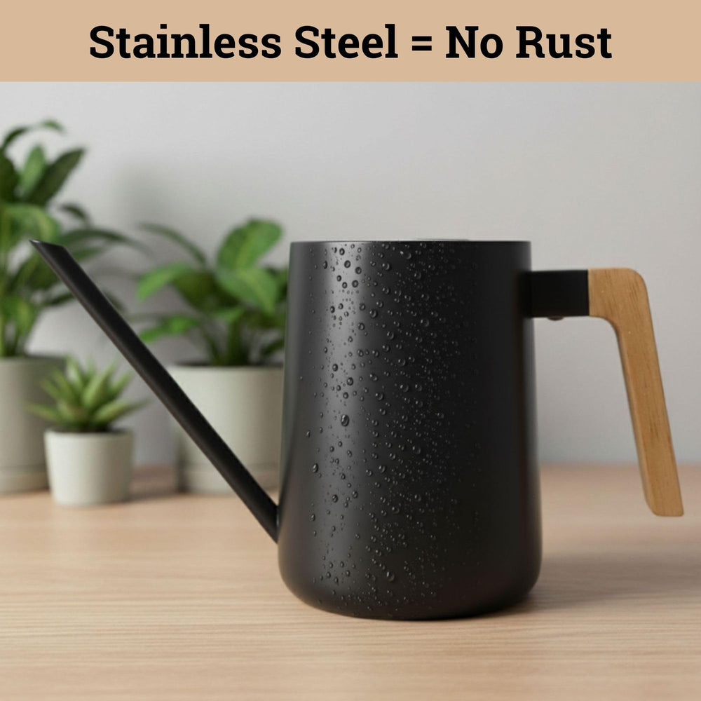 HB Design Co. Metal Watering Can filled with water