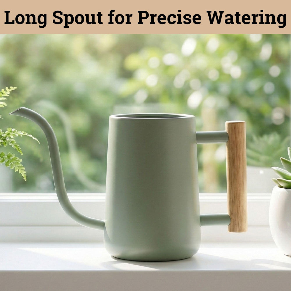 HB Design Co. watering can displayed on a shelf