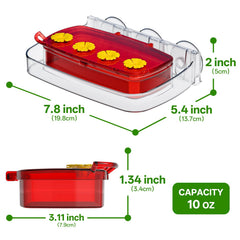 HCGADON Hummingbird Feeder with included cleaning brush