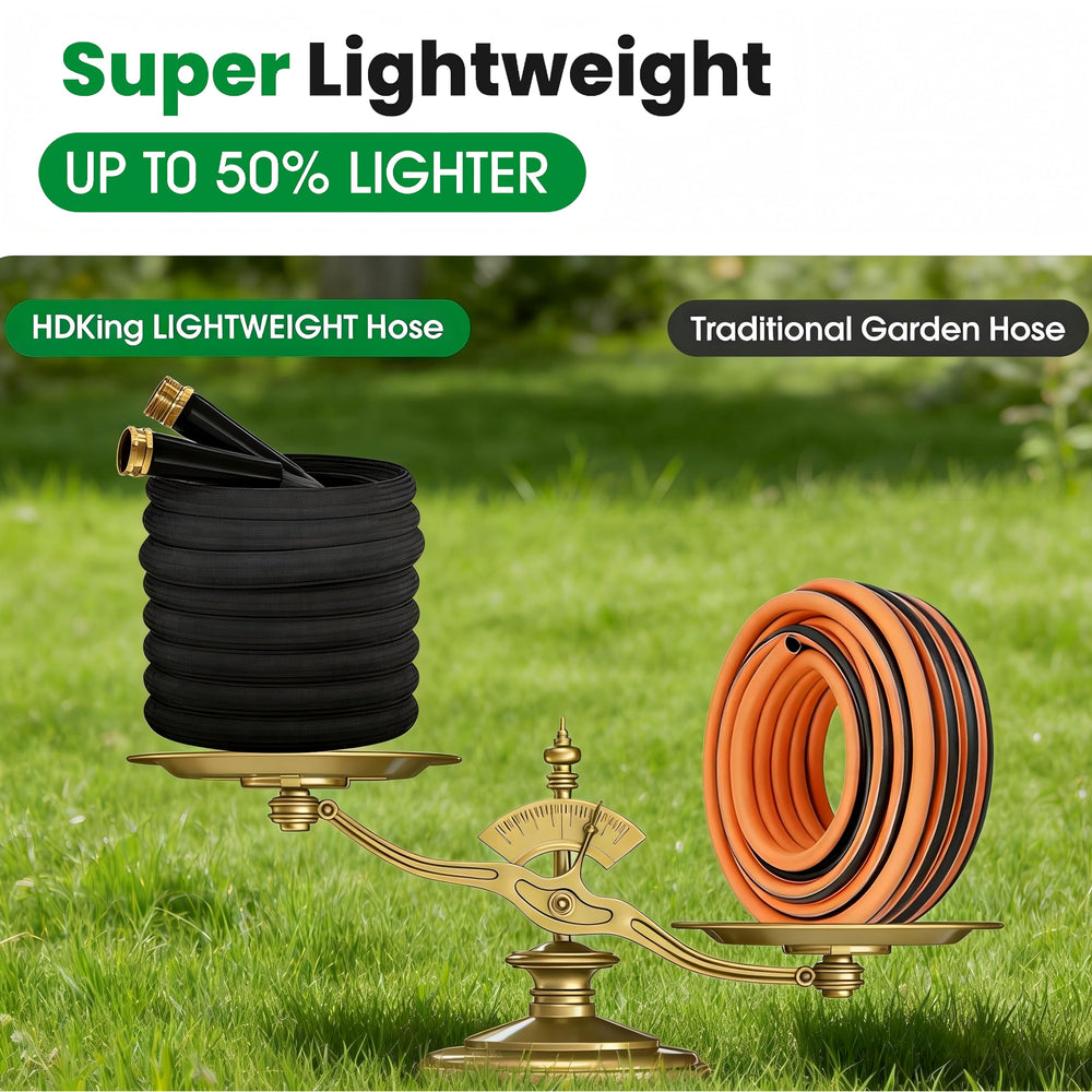 HDKing 100FT garden hose packaging details