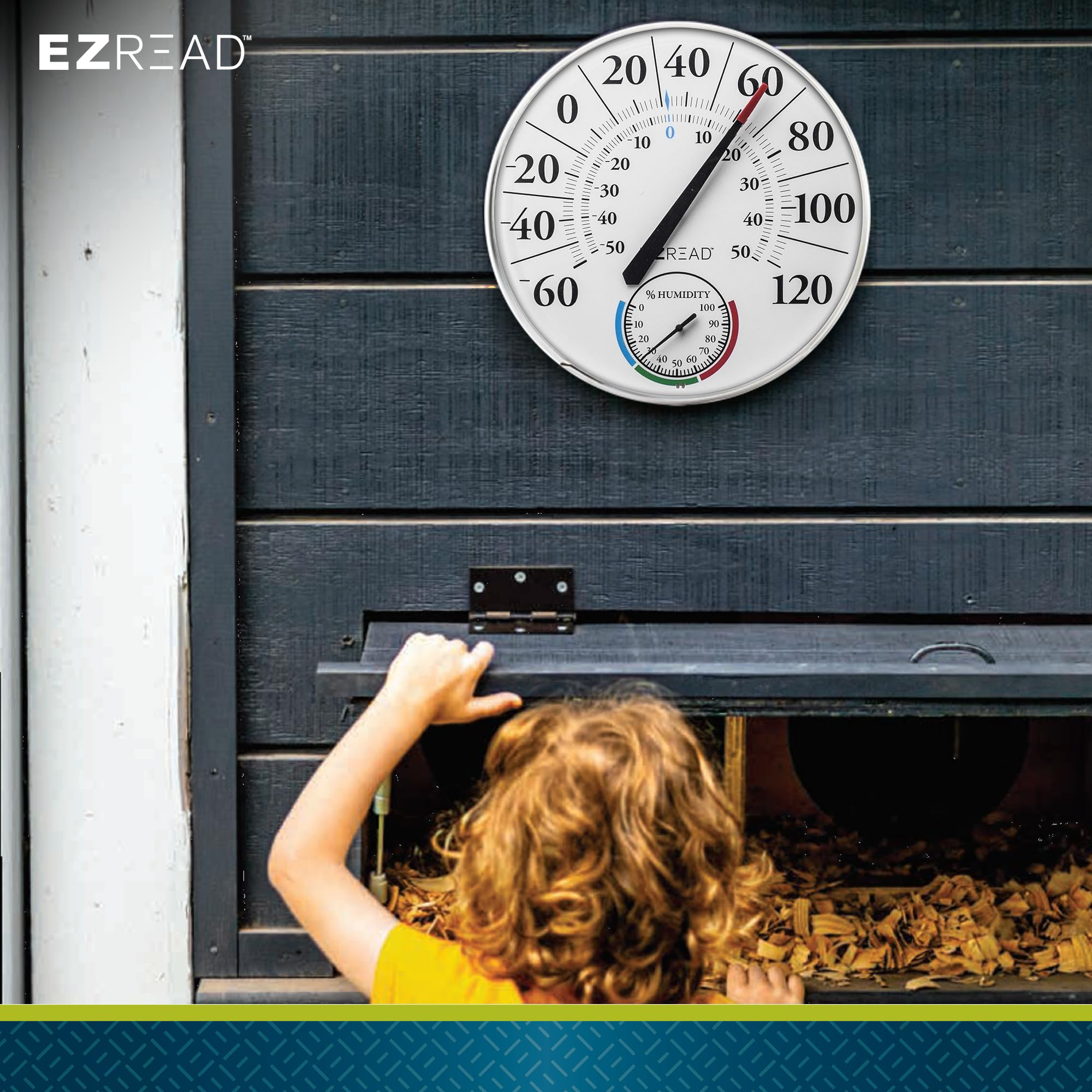 Headwind EZREAD Dial Thermometer displayed with seasonal decorations