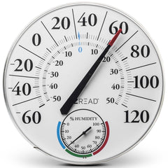 Headwind EZREAD Hanging Dial Thermometer front view with large numbers