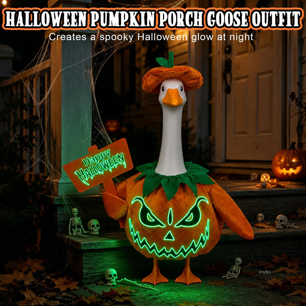 Heart-shaped sunglasses included in the Halloween Goose Outfit Set