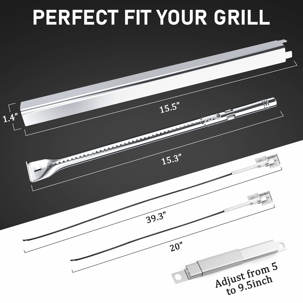 Heat plate for CharBroil Performance gas grill by Uniflasy