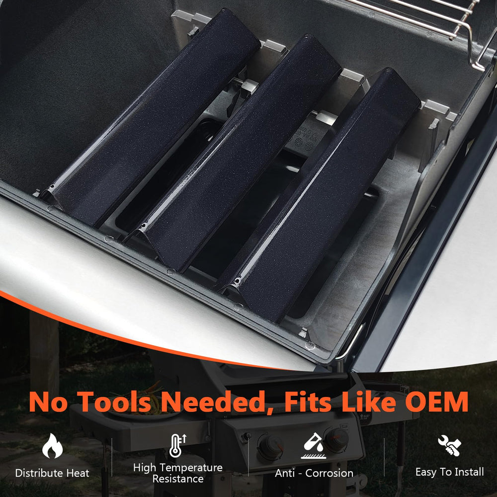 Heat-resistant coating on QuliMetal Flavorizer Bars