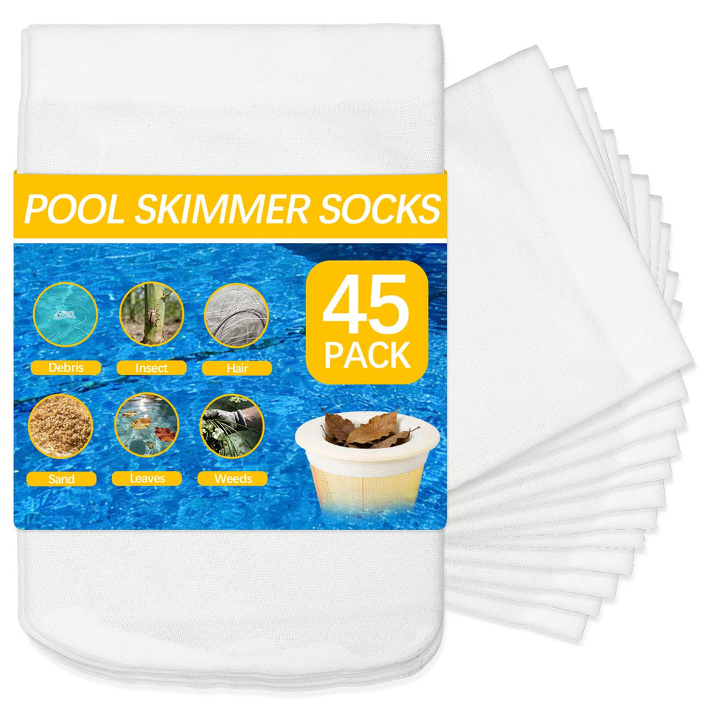 HeatPure Pool Skimmer Socks 45 Pack front view