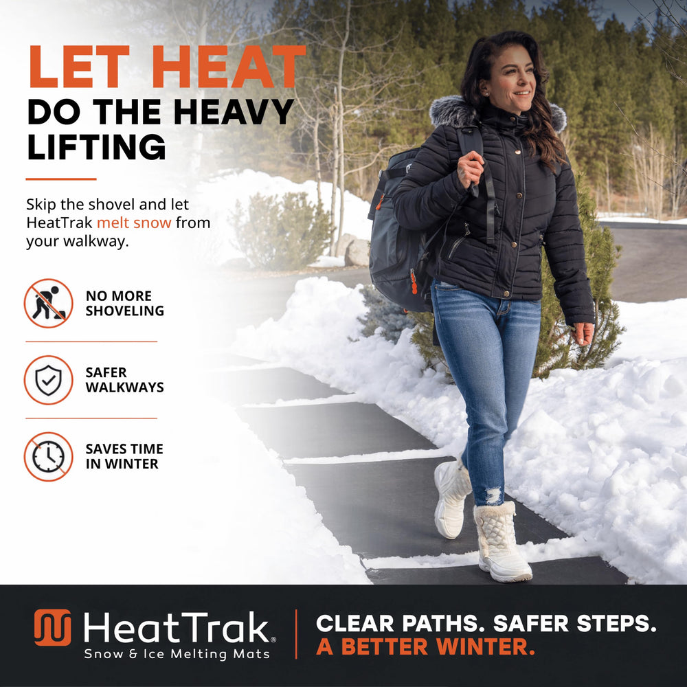 HeatTrak Heated Snow Melting Mat side view