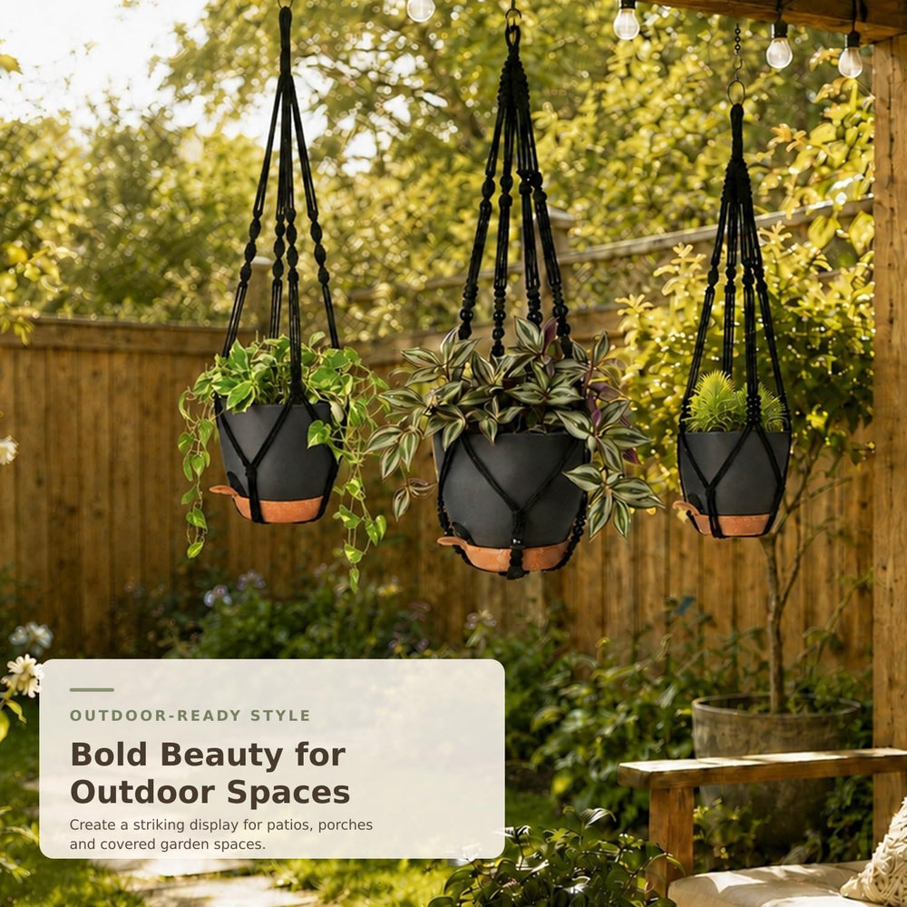 Heavy-duty hooks included with Bouqlife hanging planters