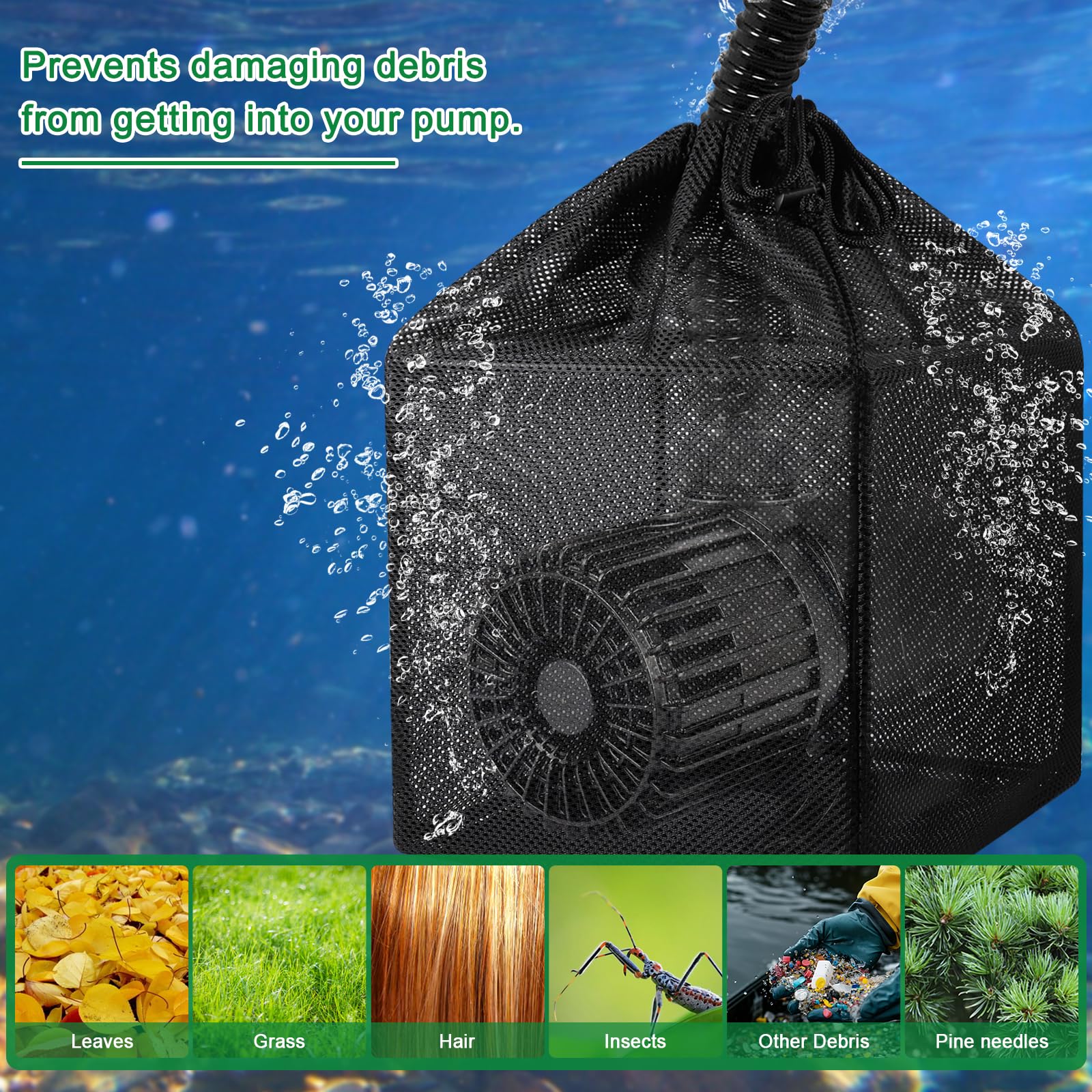 Hecaty Pond Filter Bag packaging front