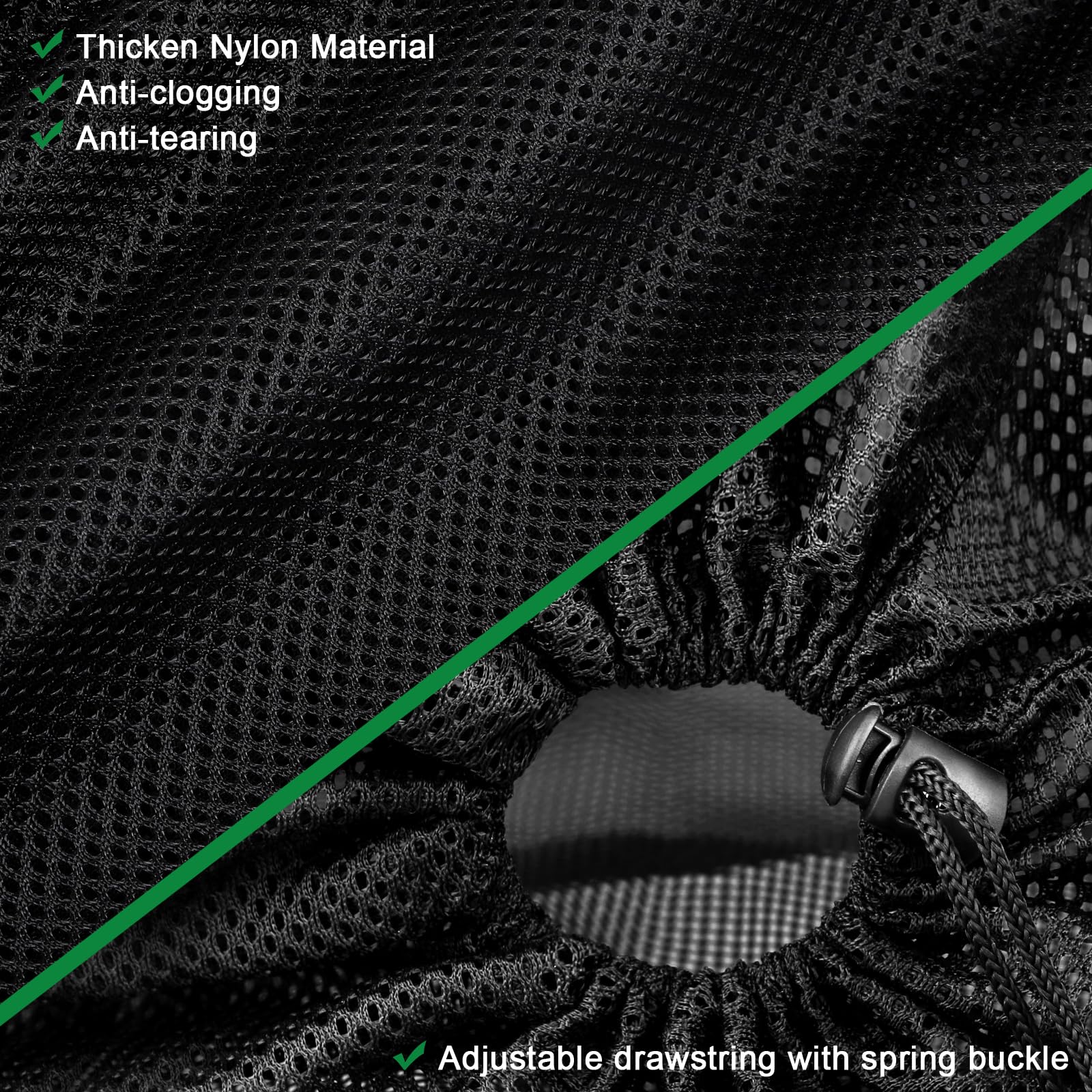 Hecaty Pond Filter Bag side view with mesh detail