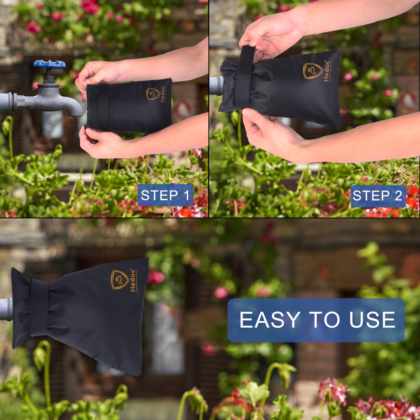 Hedoc Outdoor Faucet Cover showcasing insulation material