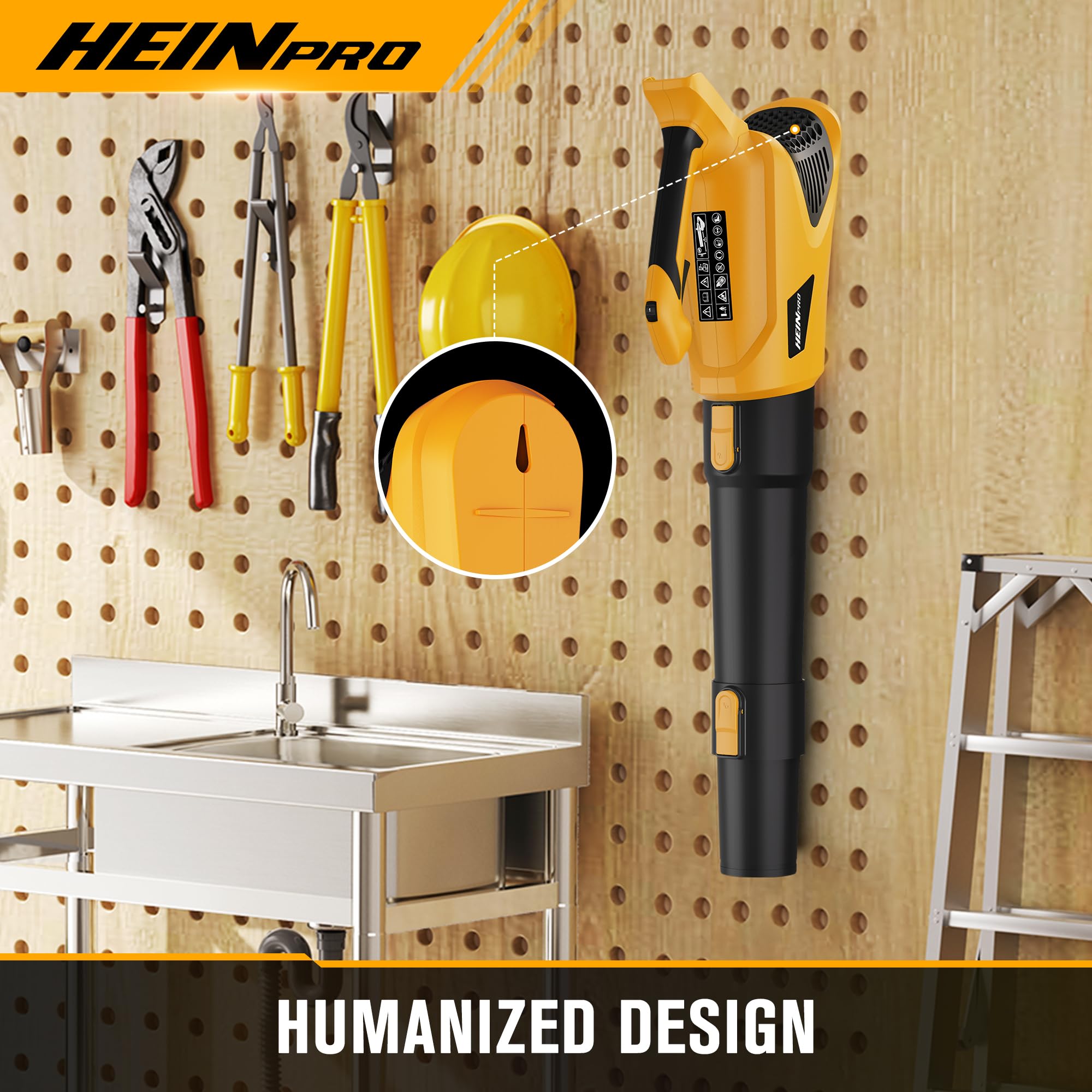 HEINPRO Cordless Leaf Blower package details