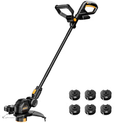 HEINPRO Cordless String Trimmer front view with cutting head