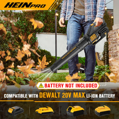 HEINPRO leaf blower showcasing advanced axial fan technology