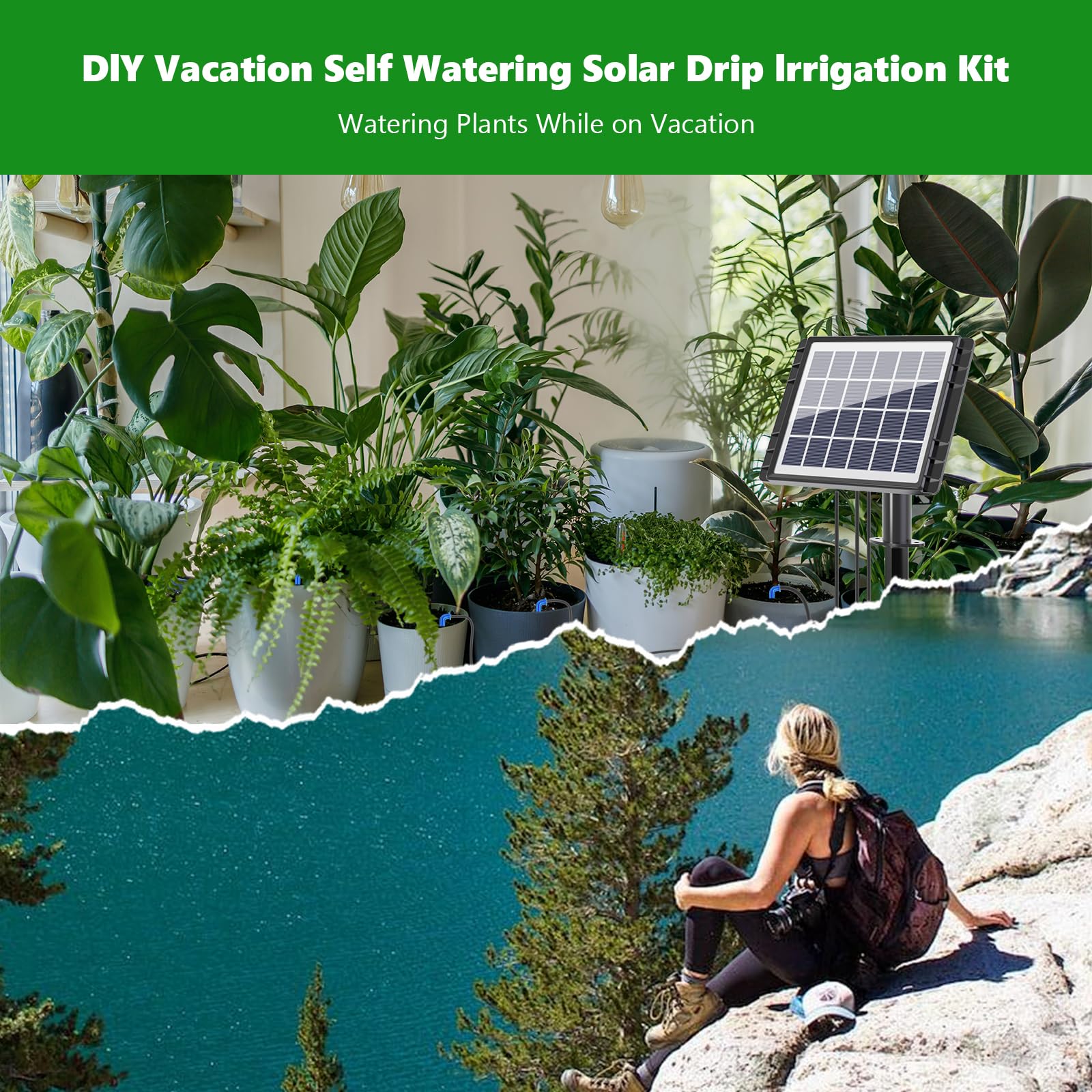 HEKIWAY irrigation system with water flow in action