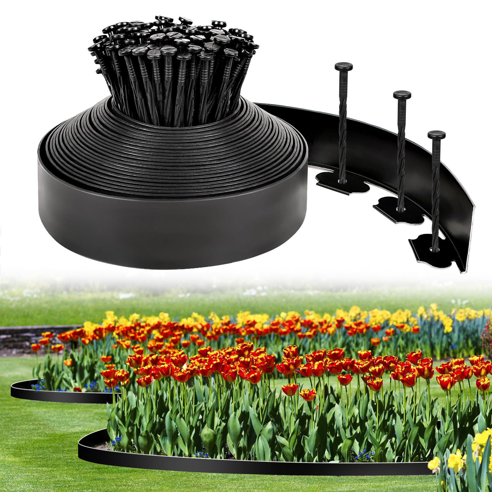 Hemikaki Garden Edging Border 3IN x 50FT roll