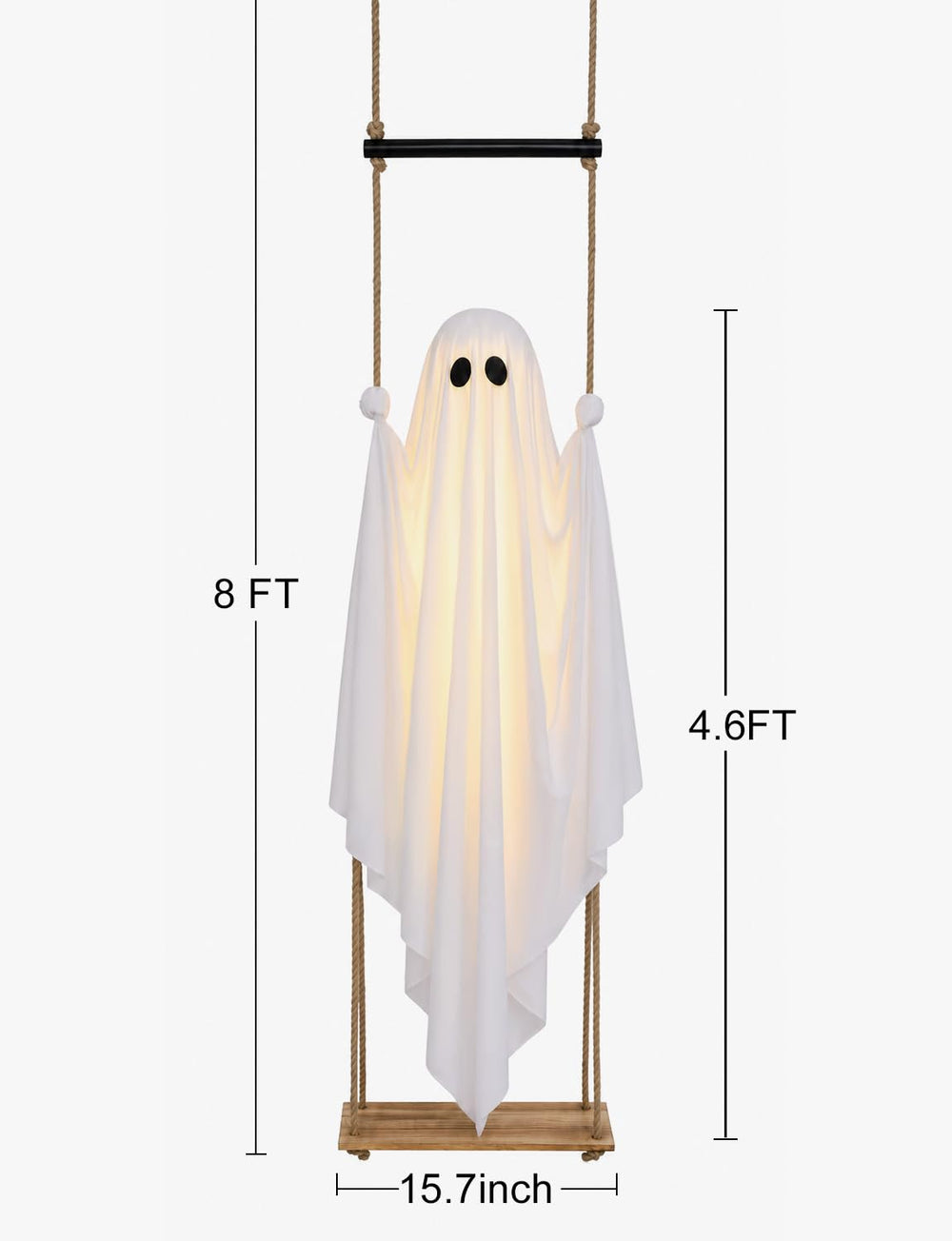 Hemp rope used in Joyehome Hanging Ghost