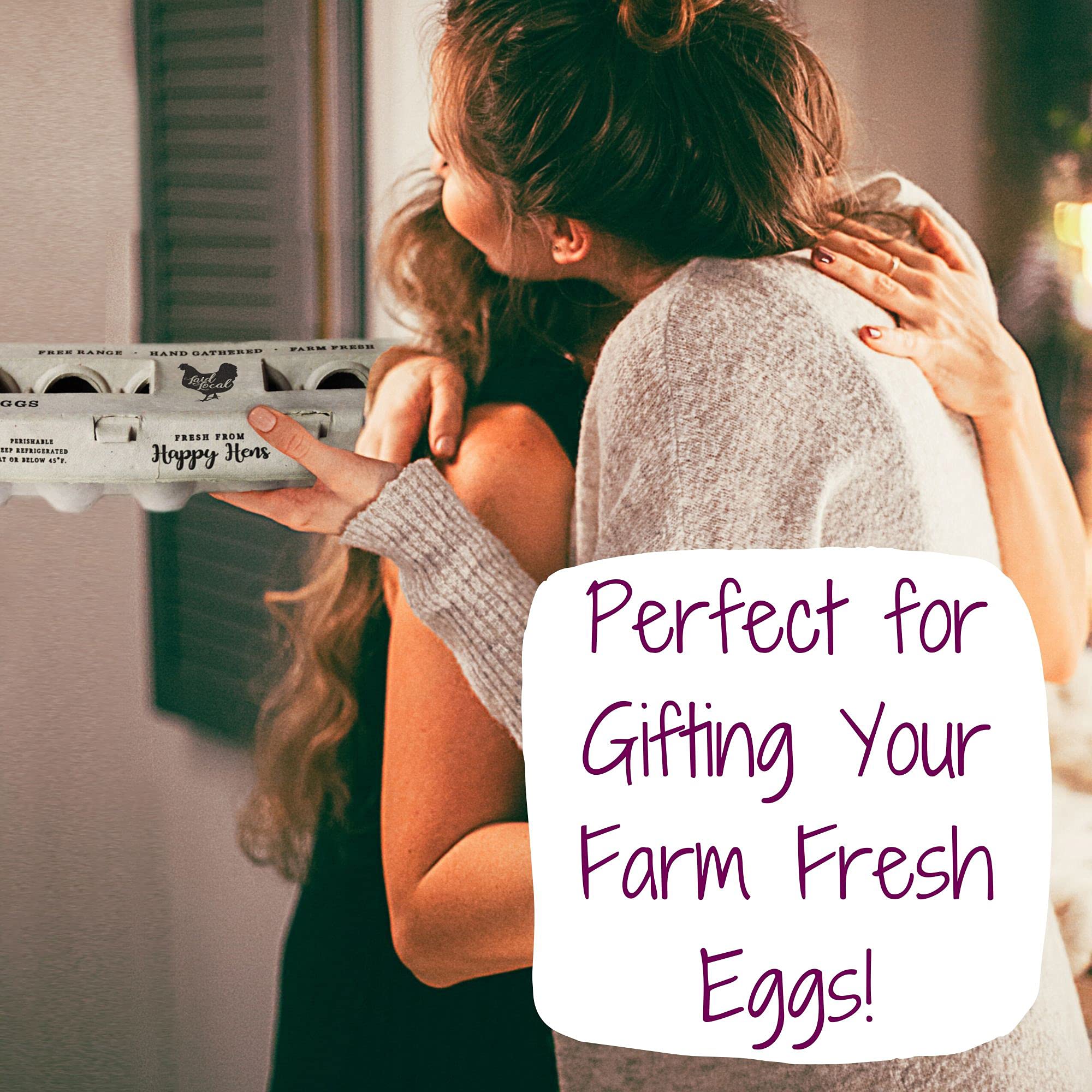 Henlay egg carton with composting instructions visible