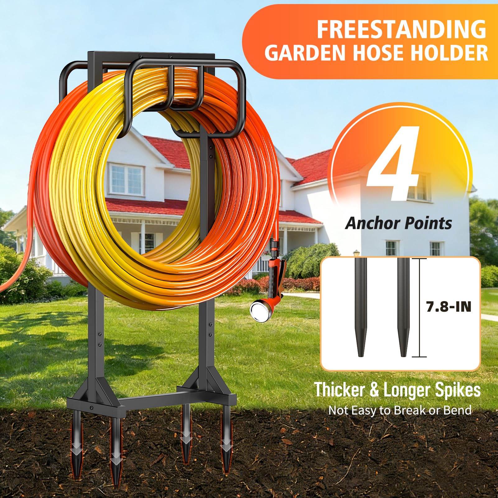 HeroicLion Garden Hose Holder assembly instructions