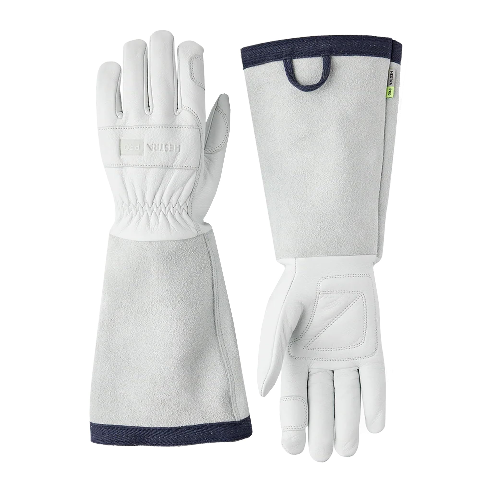 Hestra Job Garden Rose Glove front view in off white