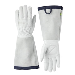 Hestra Job Garden Rose Glove front view in off white