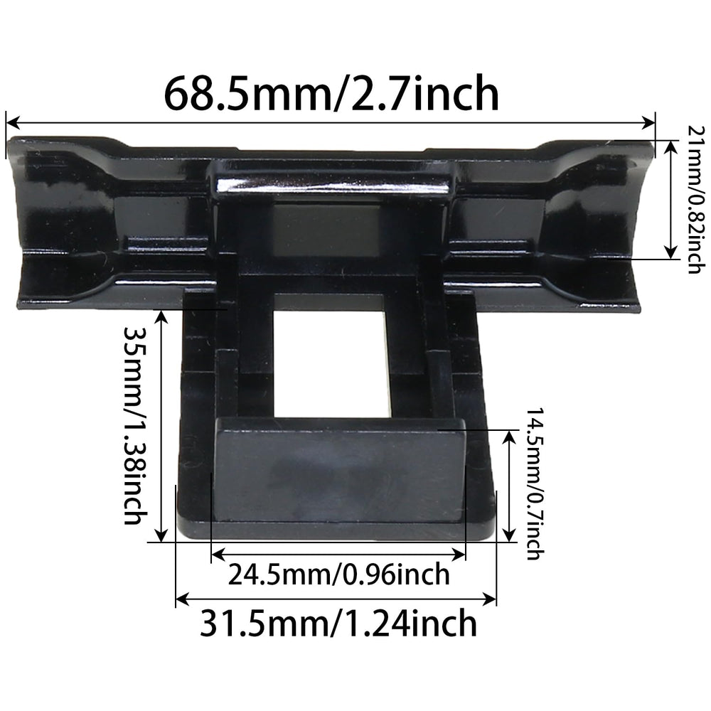 heyous solar panel drainage clips side view with packaging