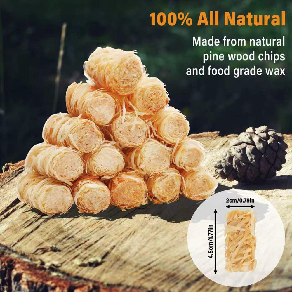 HGD Natural Fire Starters stick with wood shavings