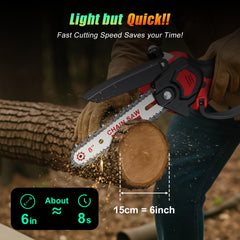 Hguptgw Mini Chainsaw showing automatic oiling system