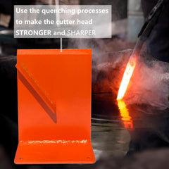 Hi Flame Wood Kindling Splitter side view showing the steel construction