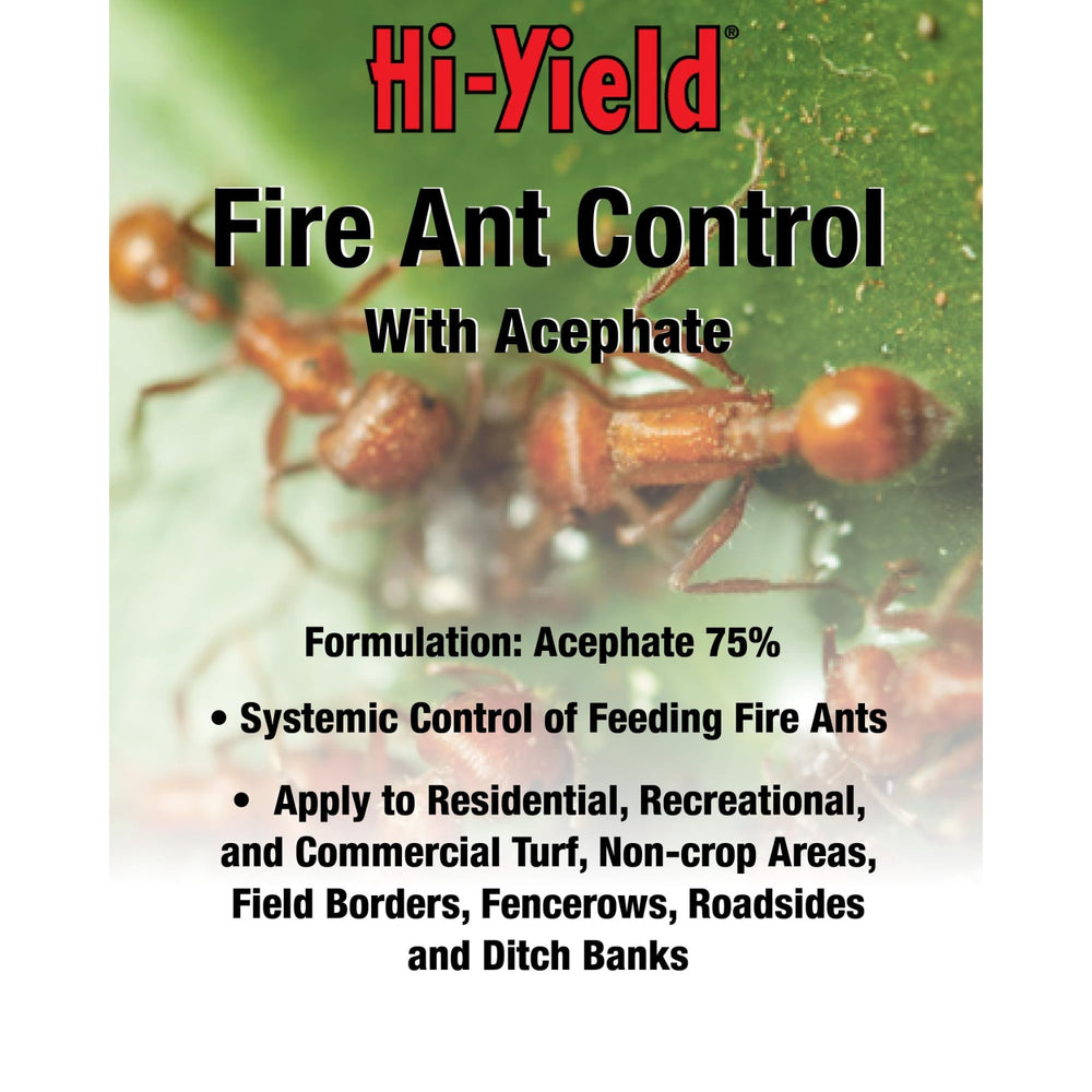 Hi-Yield Fire Ant Control 8 oz. granule insecticide application scene