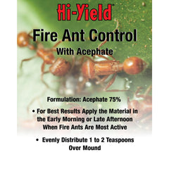 Hi-Yield Fire Ant Control 8 oz. packaging side view