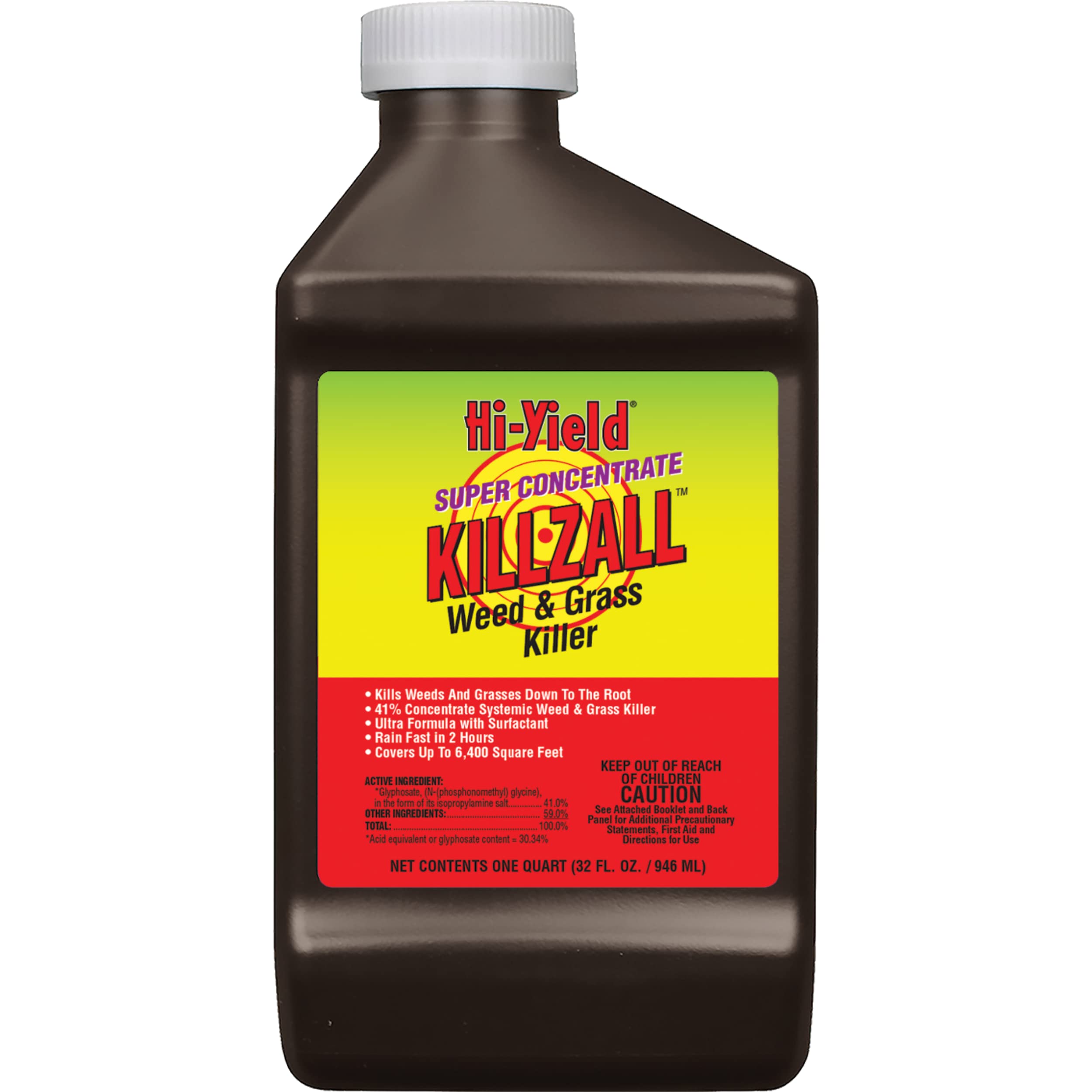 Hi-Yield Killzall Weed Killer 32 oz bottle front view