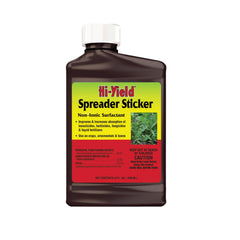 Hi-Yield Spreader Sticker 8oz liquid bottle front view