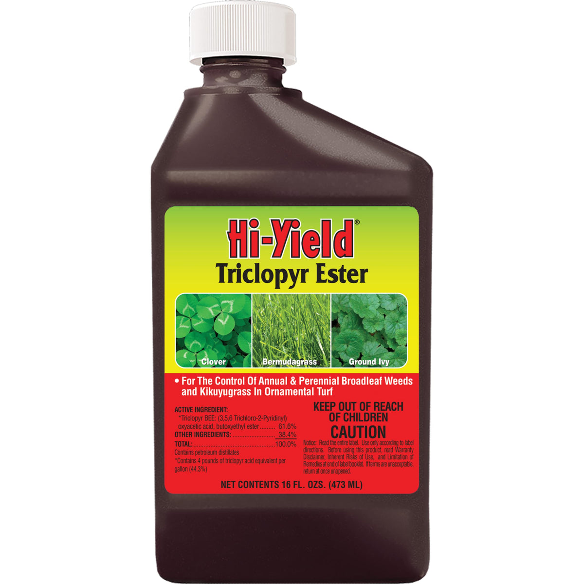 Hi-Yield Triclopyr Ester 16 oz liquid weed killer bottle front view