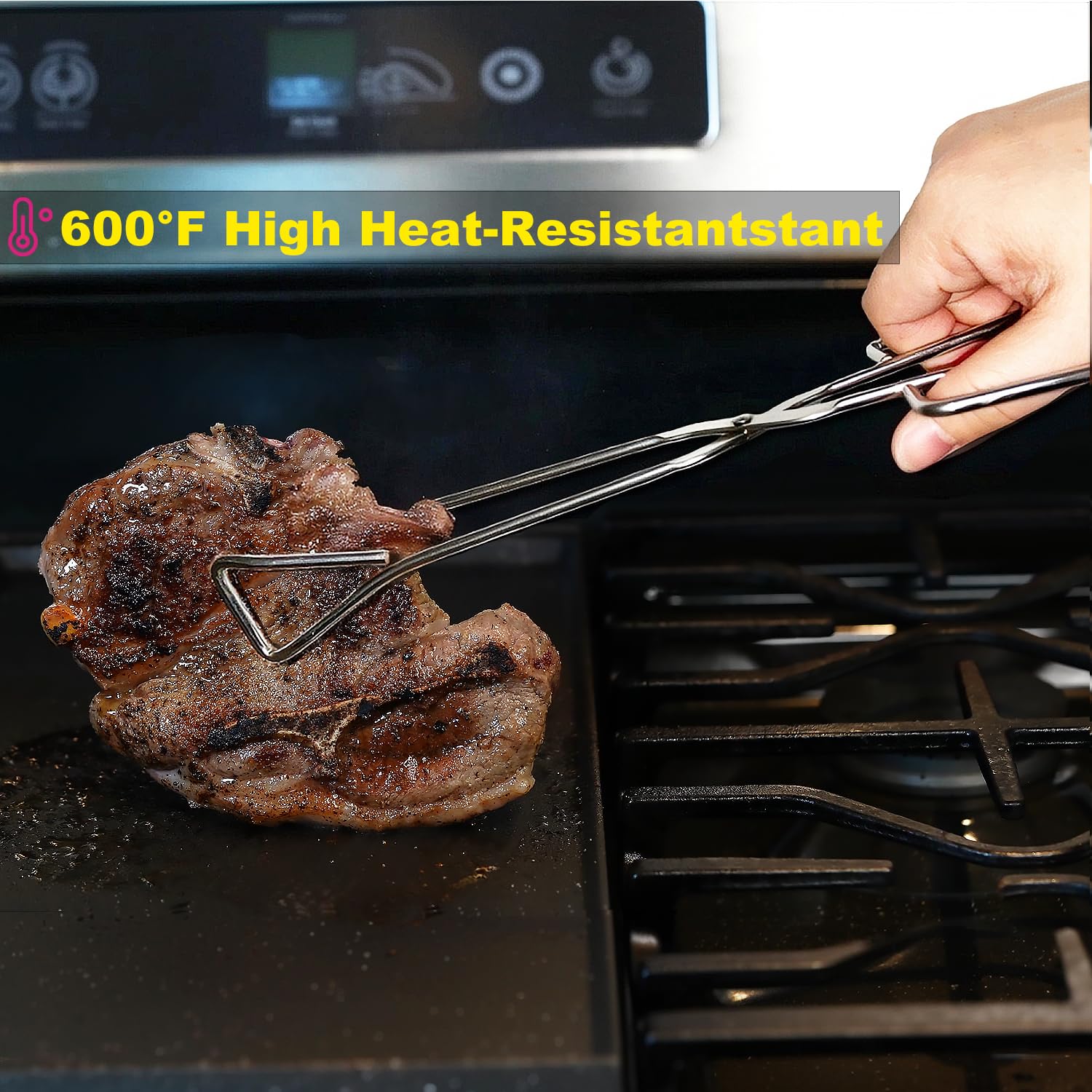 Hiash kitchen tongs hanging for easy storage