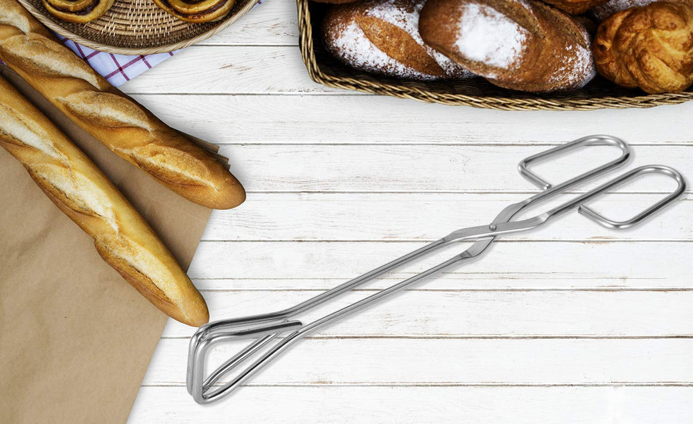 Hiash tongs showing premium heat-resistant stainless steel material