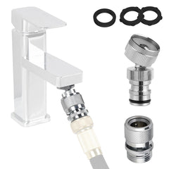 Hibbent 3/4 inch swivel quick connect adapter front view