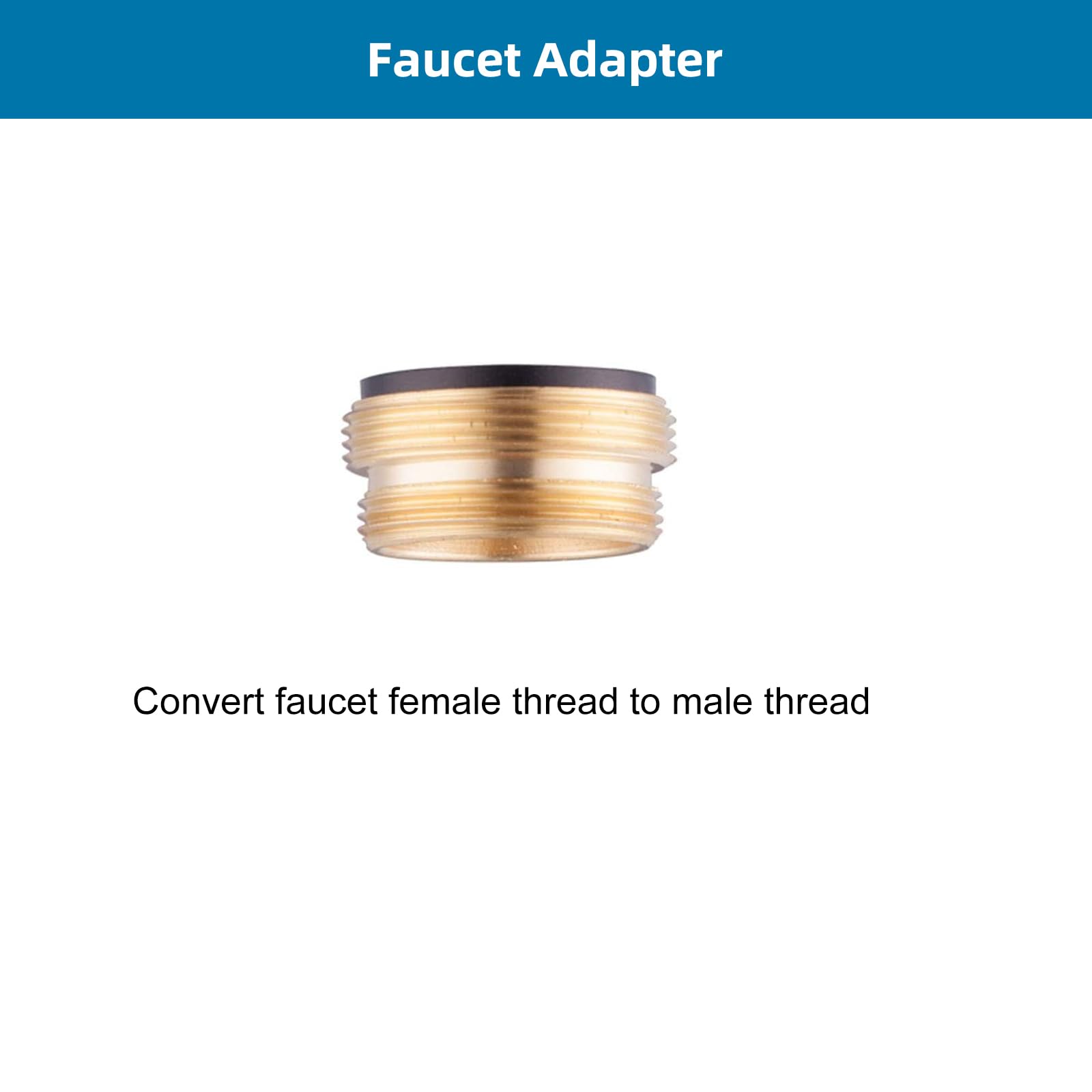 Hibbent faucet adapter dimensions and specifications