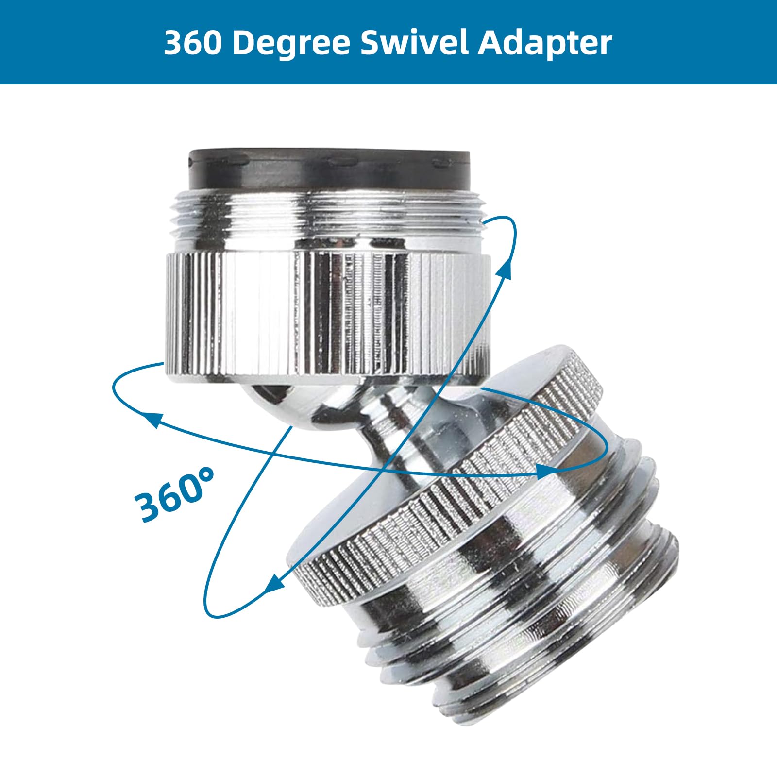 Hibbent faucet adapter with extra male adapter