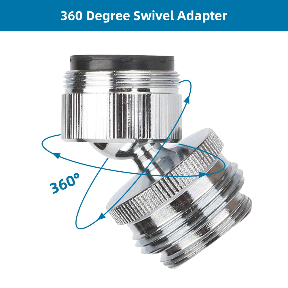 Hibbent faucet adapter with extra male adapter