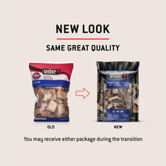 Hickory wood chunks displayed on a grilling setup