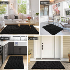 hicorfe doormat showing non-slip backing detail