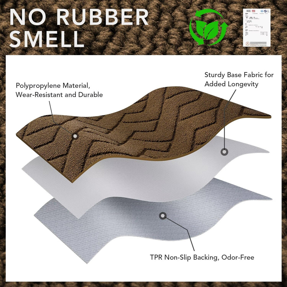hicorfe Indoor Door Mat 32x48 folded showing creases