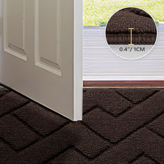 hicorfe Indoor Door Mat detail of absorbent fabric