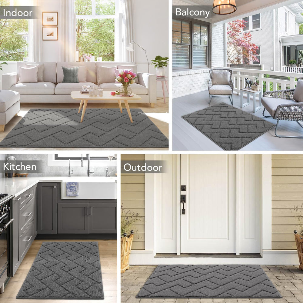 hicorfe Indoor Doormat in stylish home setting