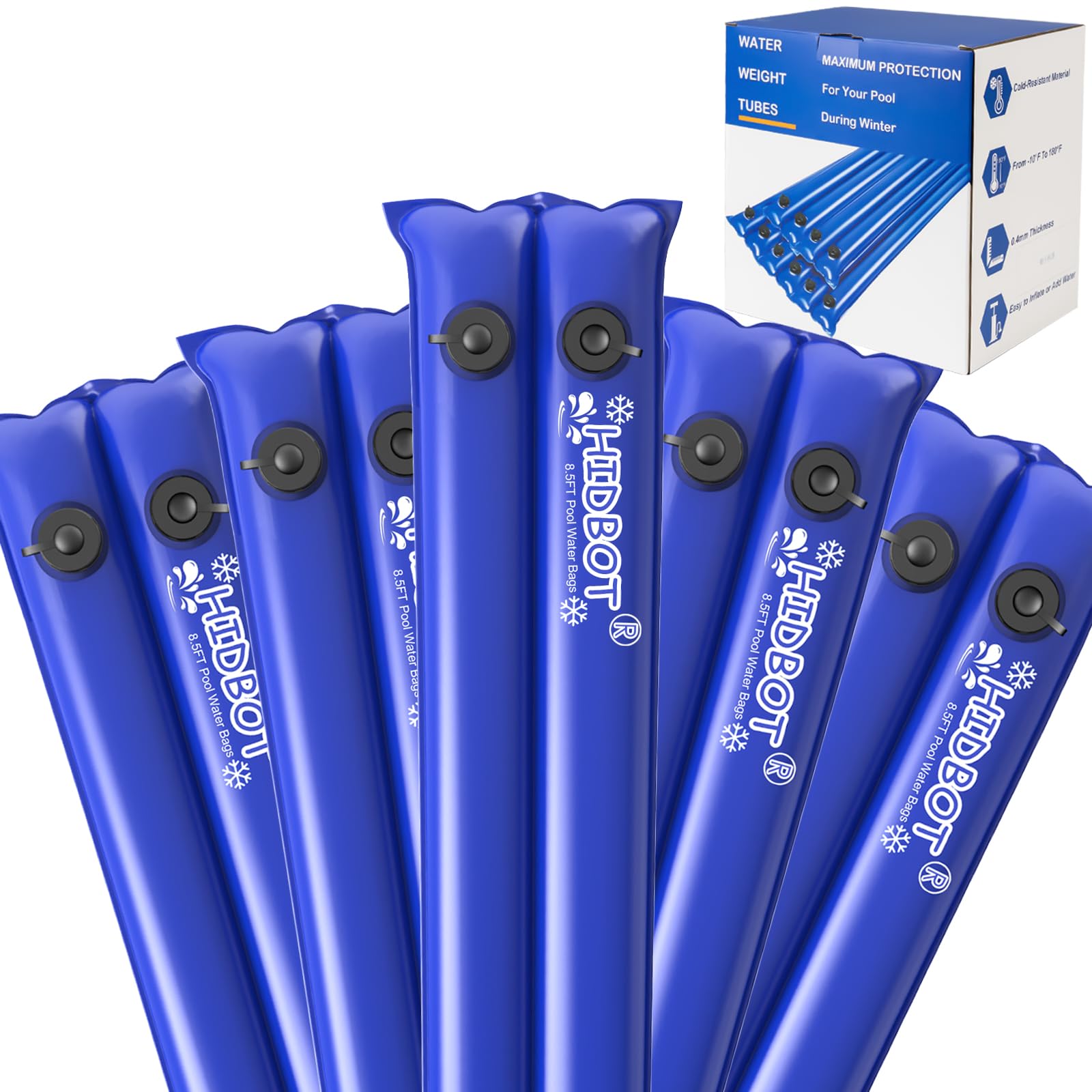 Hidbot 8.5 Ft Pool Water Bag front view